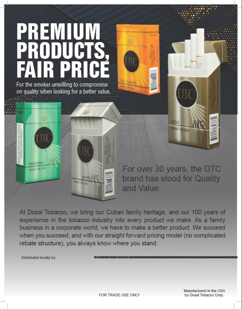 DTC cigarettes - 10% discount applicable to orders placed during the duration of the TPE 24 show 246
